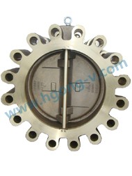 API/DIN lug brass wafer check valve